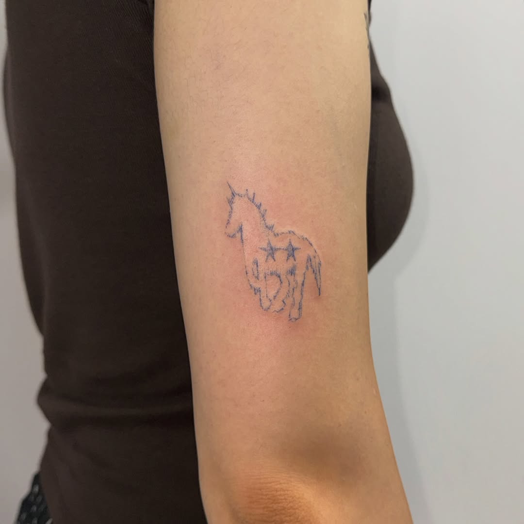 Tattoo by @011poke — fine_line, minimalist