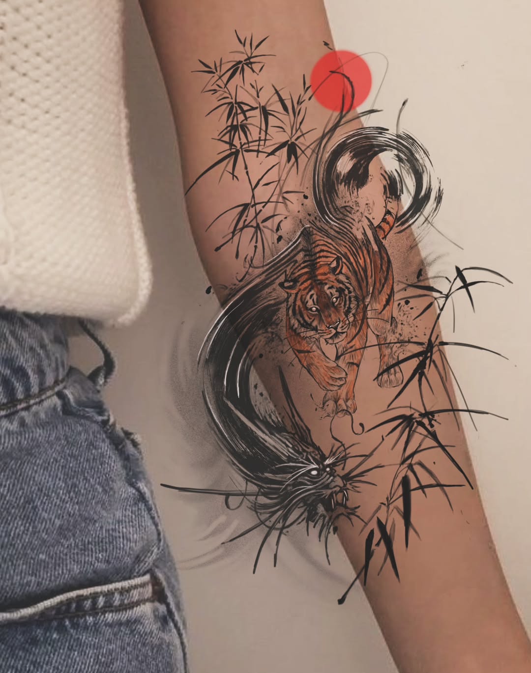 Tattoo by @woo.too β japanese_irezumi, blackwork