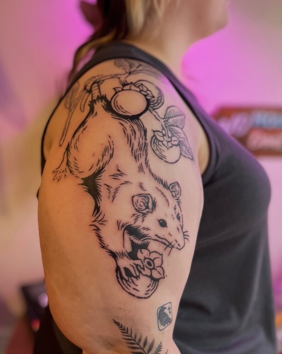 Tattoo by @coyotejo.tattoo — illustrative, black_and_grey