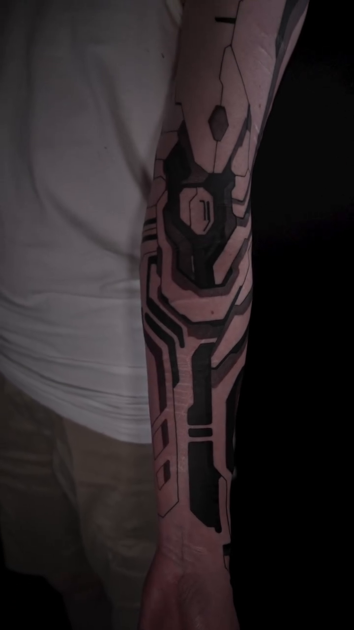 Tattoo by @cassadybell — geometric, blackwork