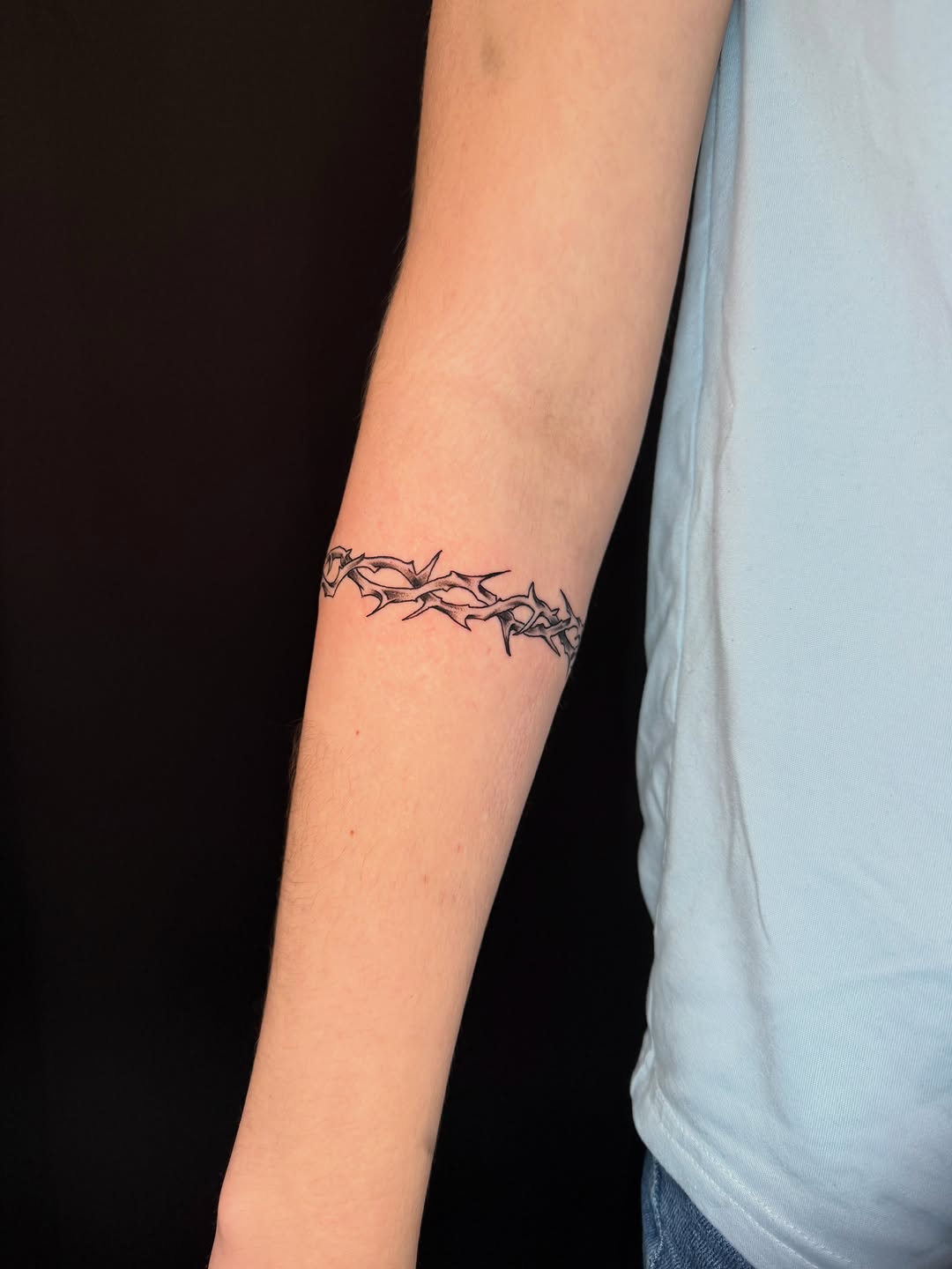 Tattoo by @inked_by_k — fine_line, black_and_grey