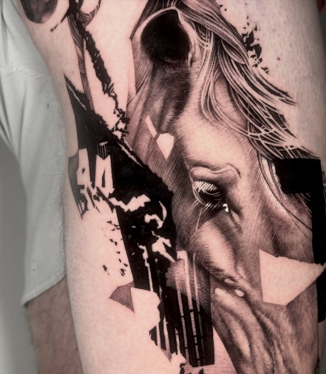 Tattoo by @profet_ink — realism, blackwork