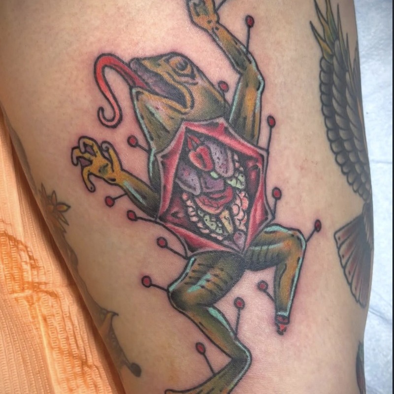 Tattoo by @arkoudatattoo β neo_traditional, dark_realism