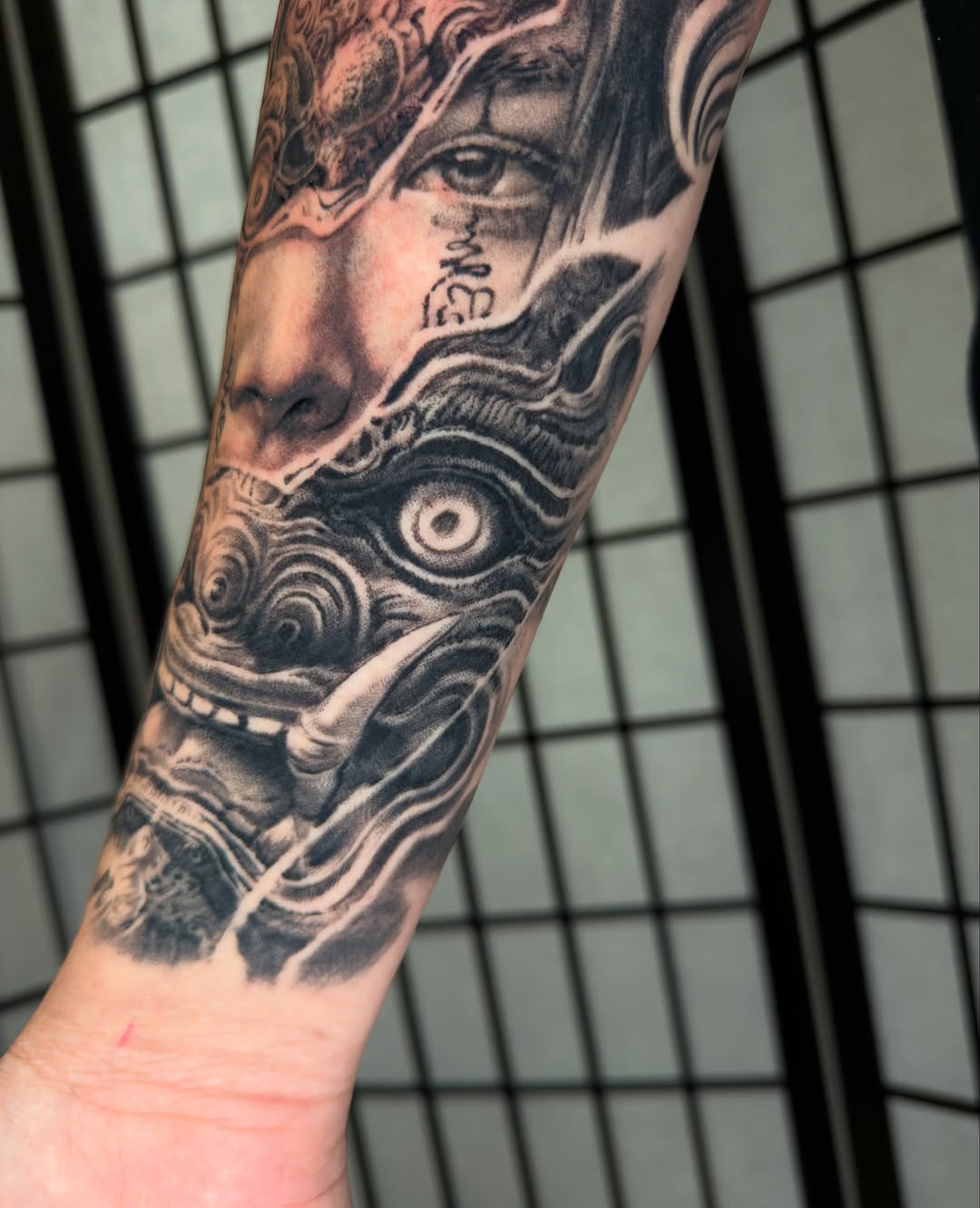Tattoo by @joedejoya — black_and_grey, realism