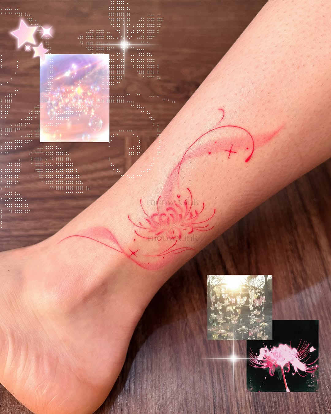 Tattoo by @meow.x.ink β fine_line, watercolor