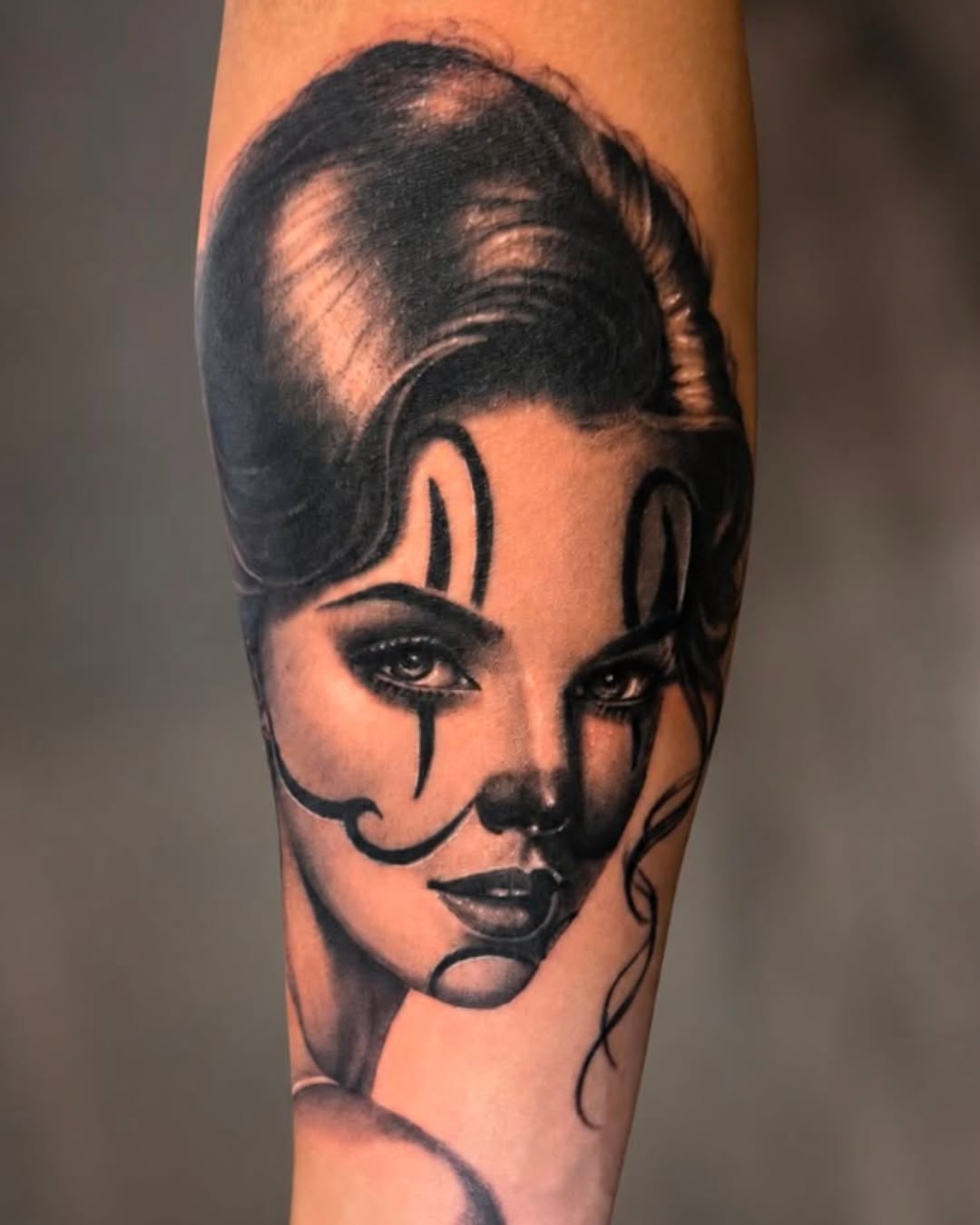 Tattoo by @gusbyrdtat2 โ realism, black_and_grey