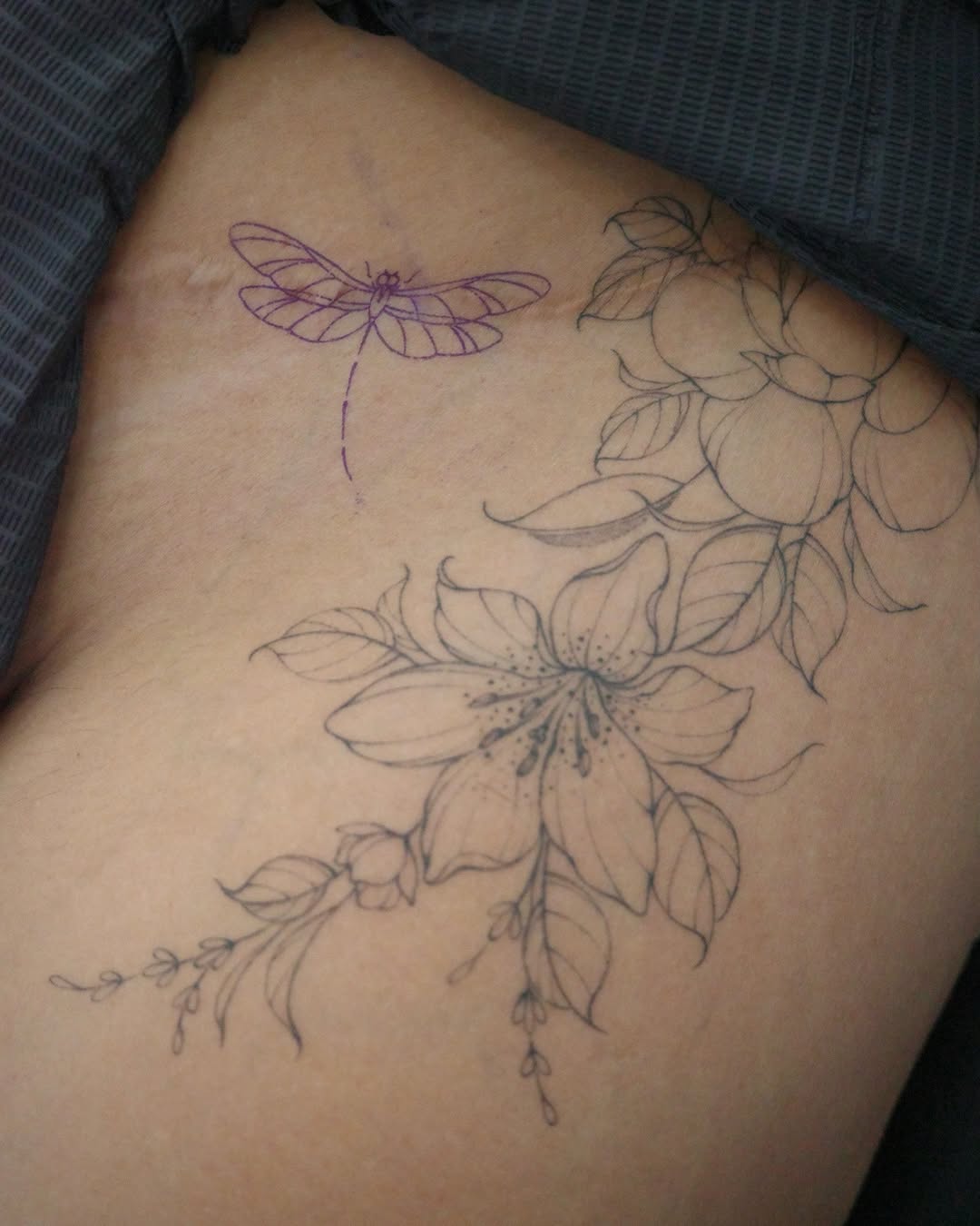 Tattoo by @blackpear_ink — fine_line, illustrative