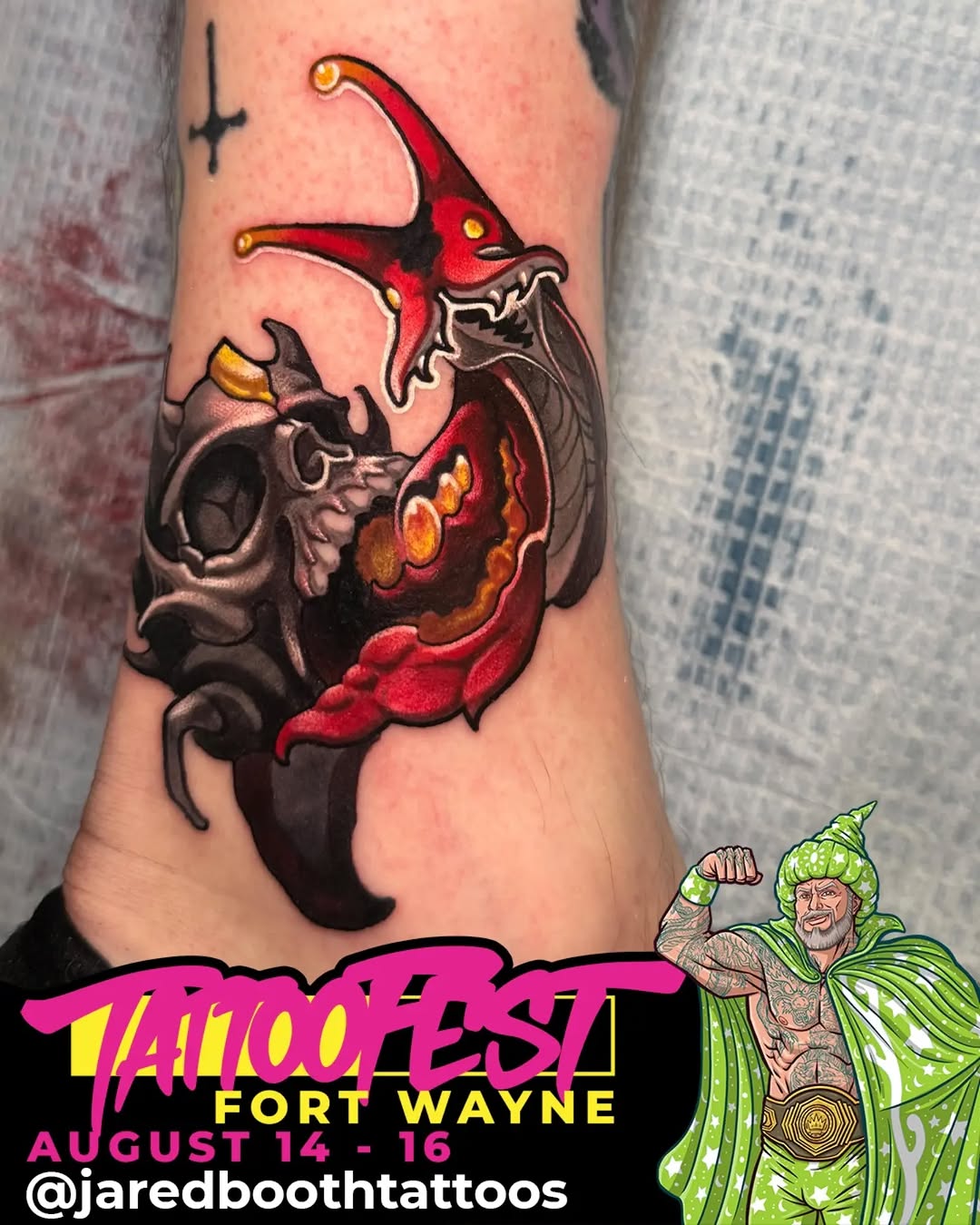 Tattoo by @jaredboothtattoos — neo_traditional, black_and_grey