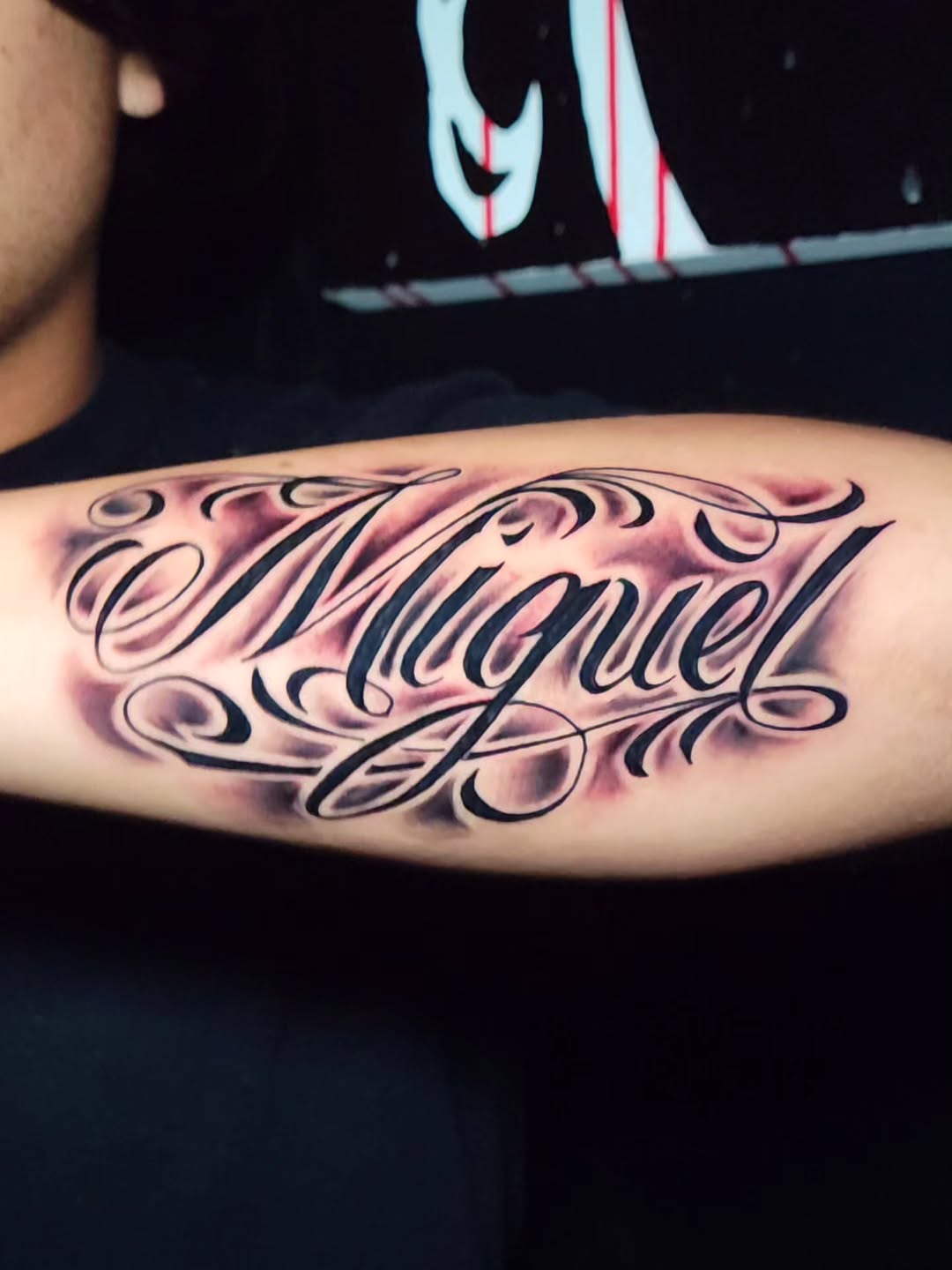 Tattoo by @theinkboxtattoos — lettering_script, chicano
