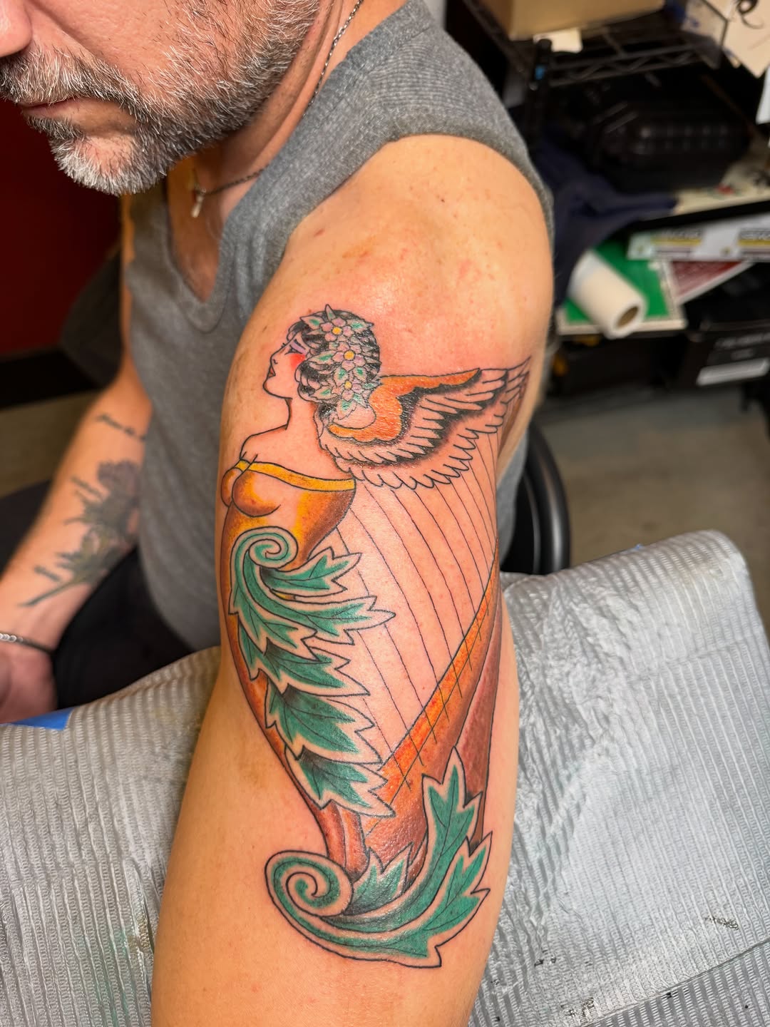 Tattoo by @tonycapraitattoos — neo_traditional
