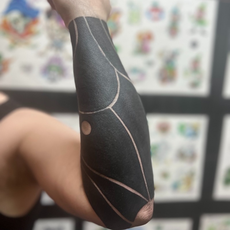 Tattoo by @ether.e.a.l β blackwork, geometric