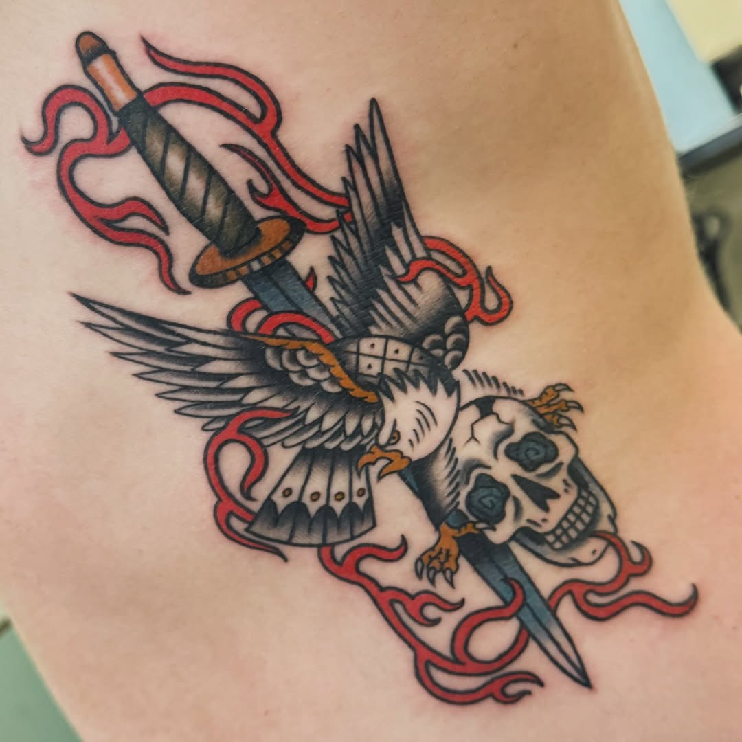 Tattoo by @nikkibeetattoos — american_traditional