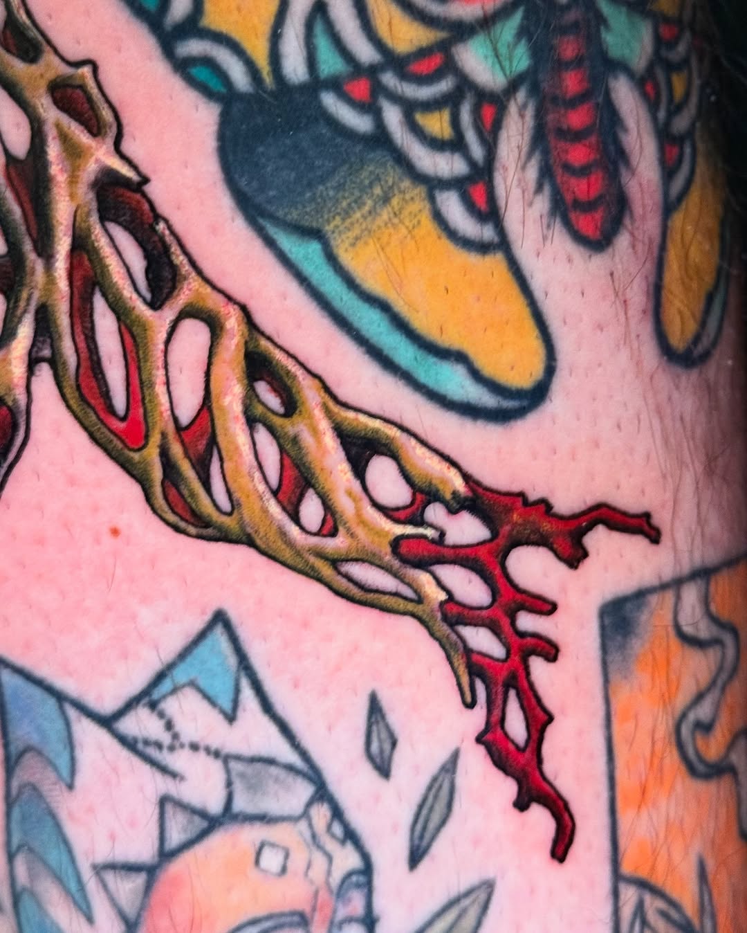 Tattoo by @patternfreak — neo_traditional, trash_polka