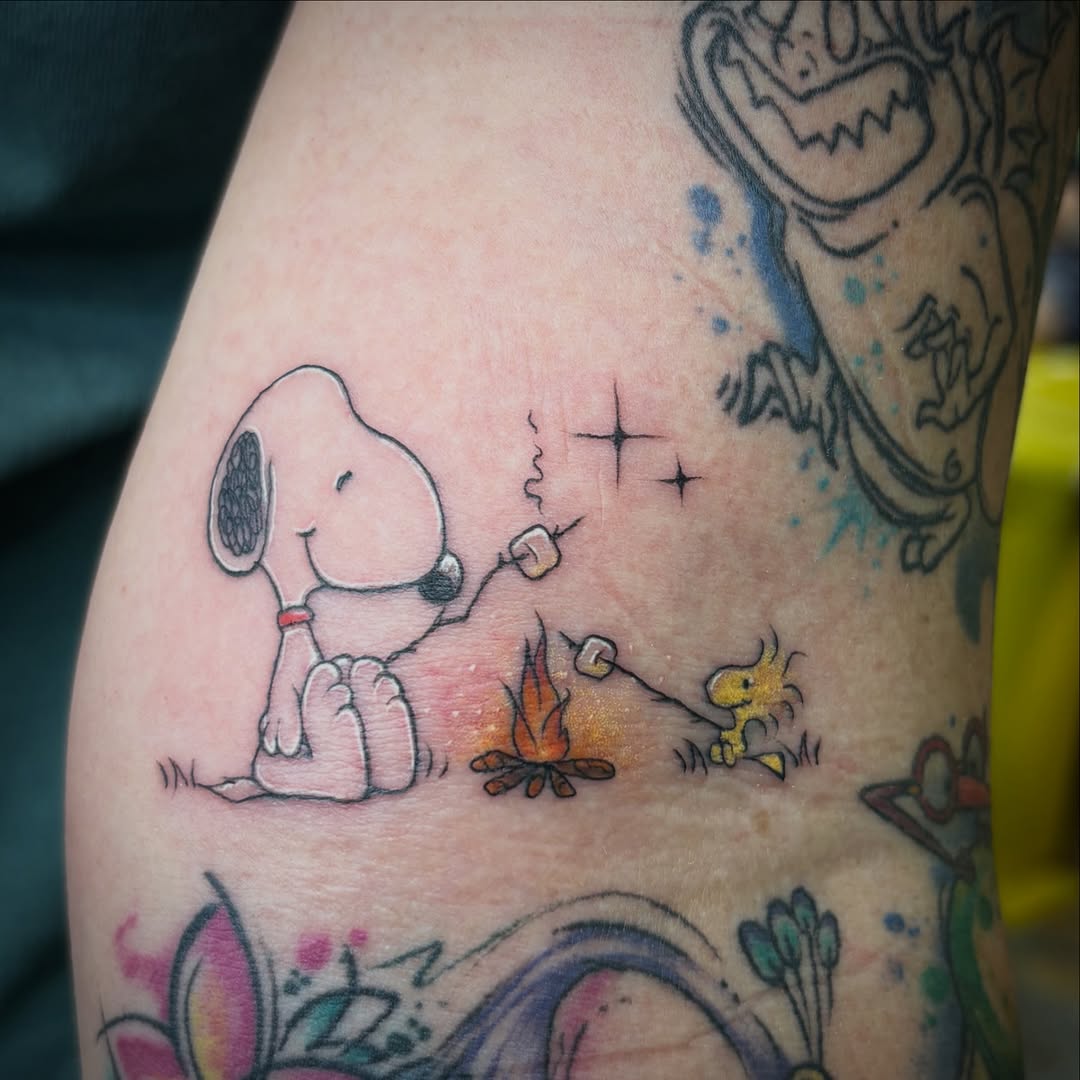 Tattoo by @aves_inks — anime