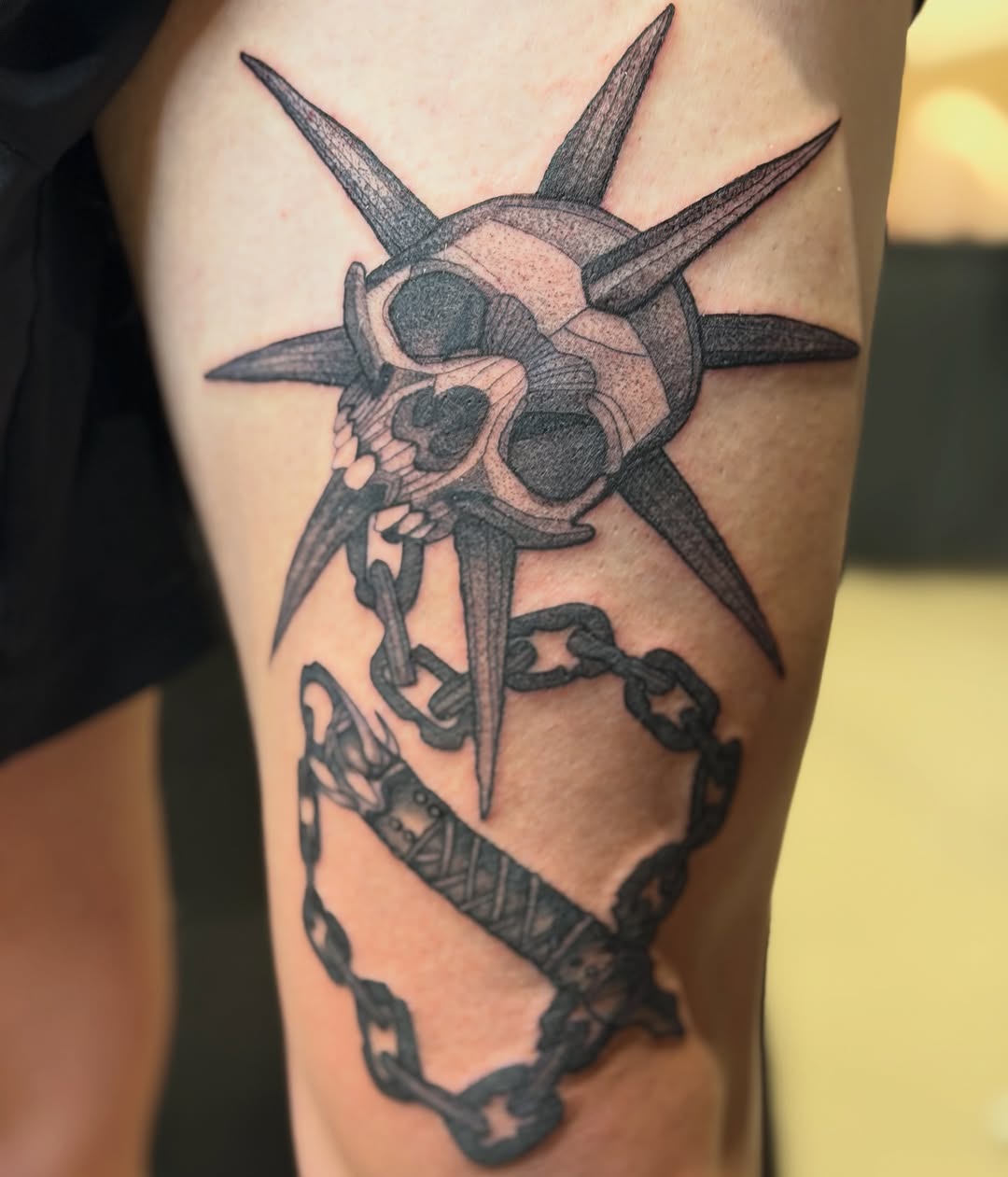 Tattoo by @loveyoutodeathtattoo — dark_realism, dotwork
