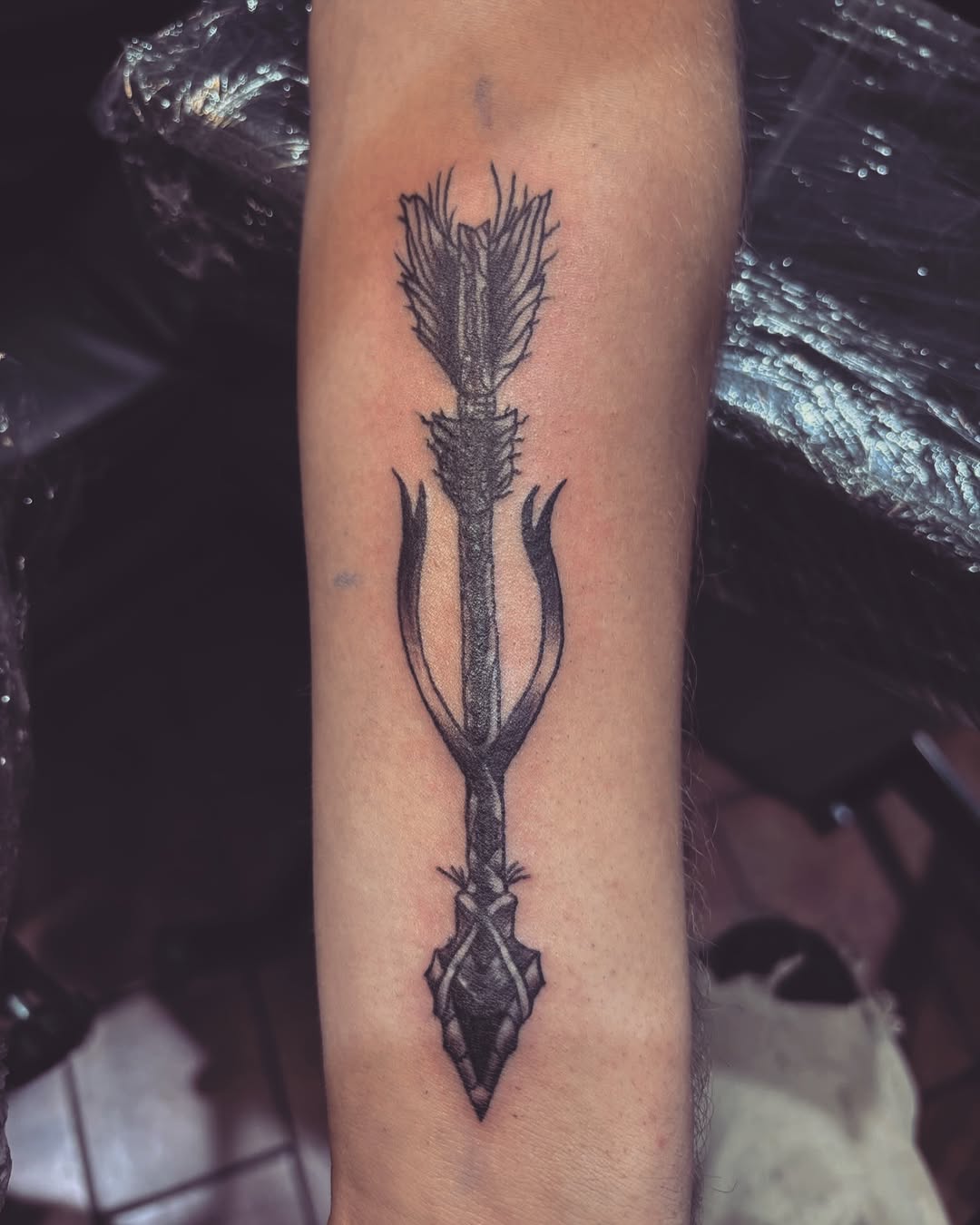 Tattoo by @clear_river_mt — black_and_grey, illustrative