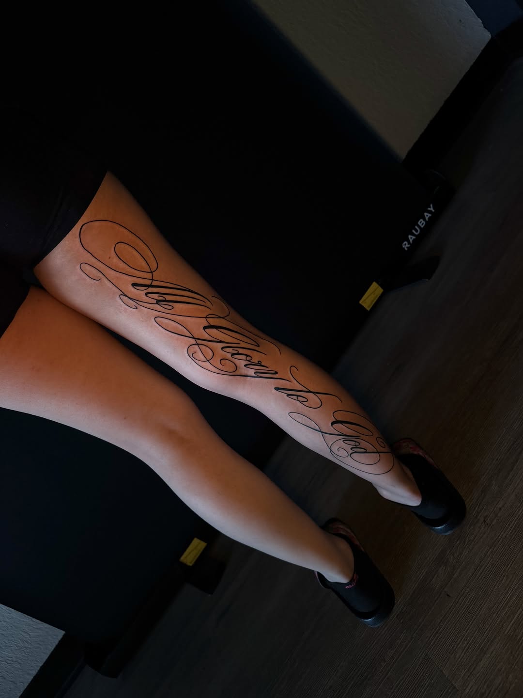 Tattoo by @inkedbydaniii — lettering_script, fine_line