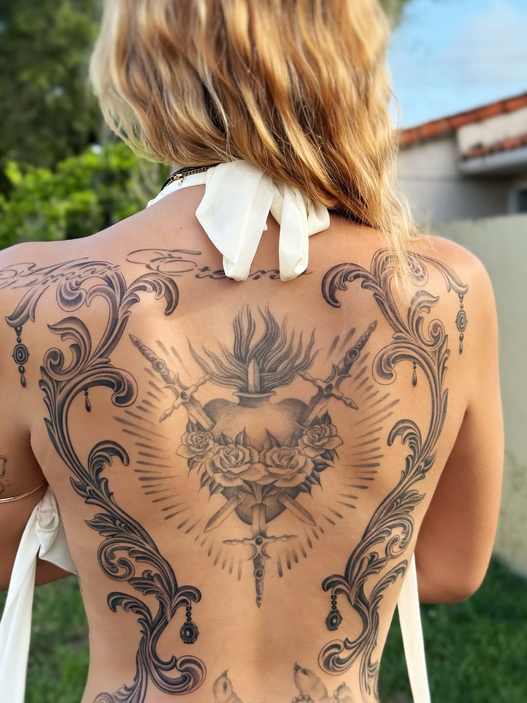 Tattoo by @mortatattoos — black_and_grey, ornamental