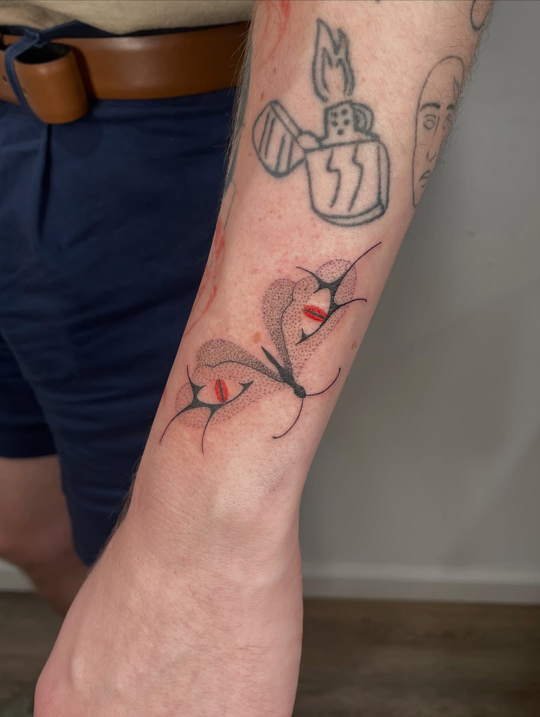 Tattoo by @gloomtimes — dotwork, fine_line
