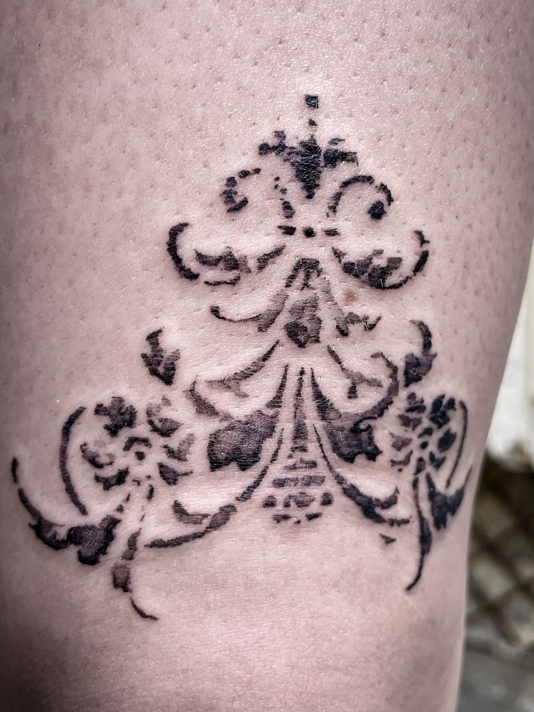 Tattoo by @sudo_tattoo — ornamental, black_and_grey