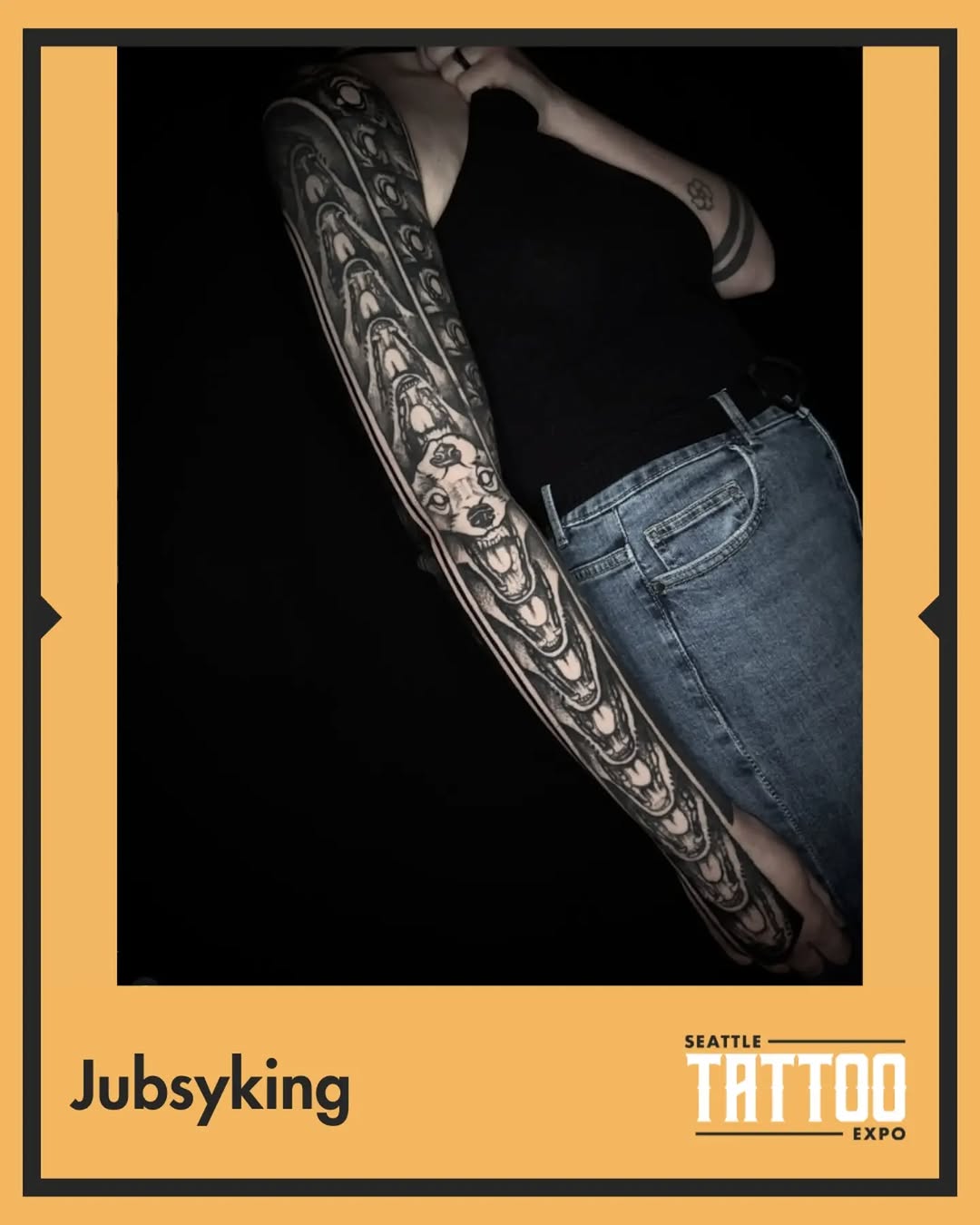 Tattoo by @jubsyking — blackwork, dark_realism