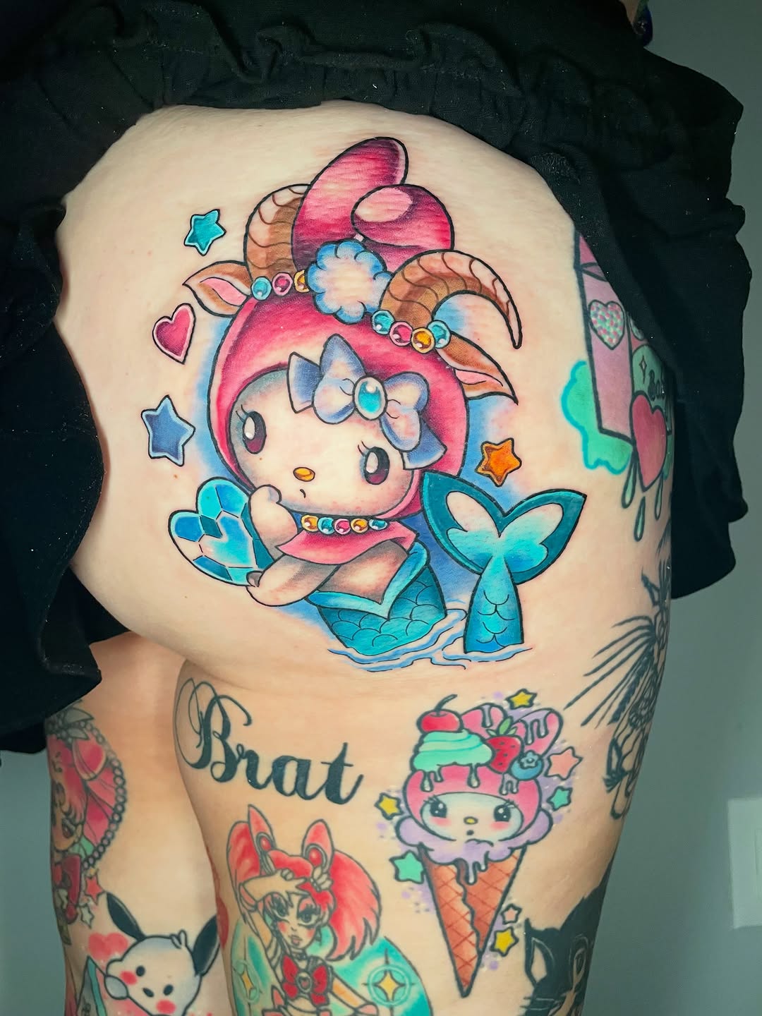 Tattoo by @xens0ul — new_school, anime
