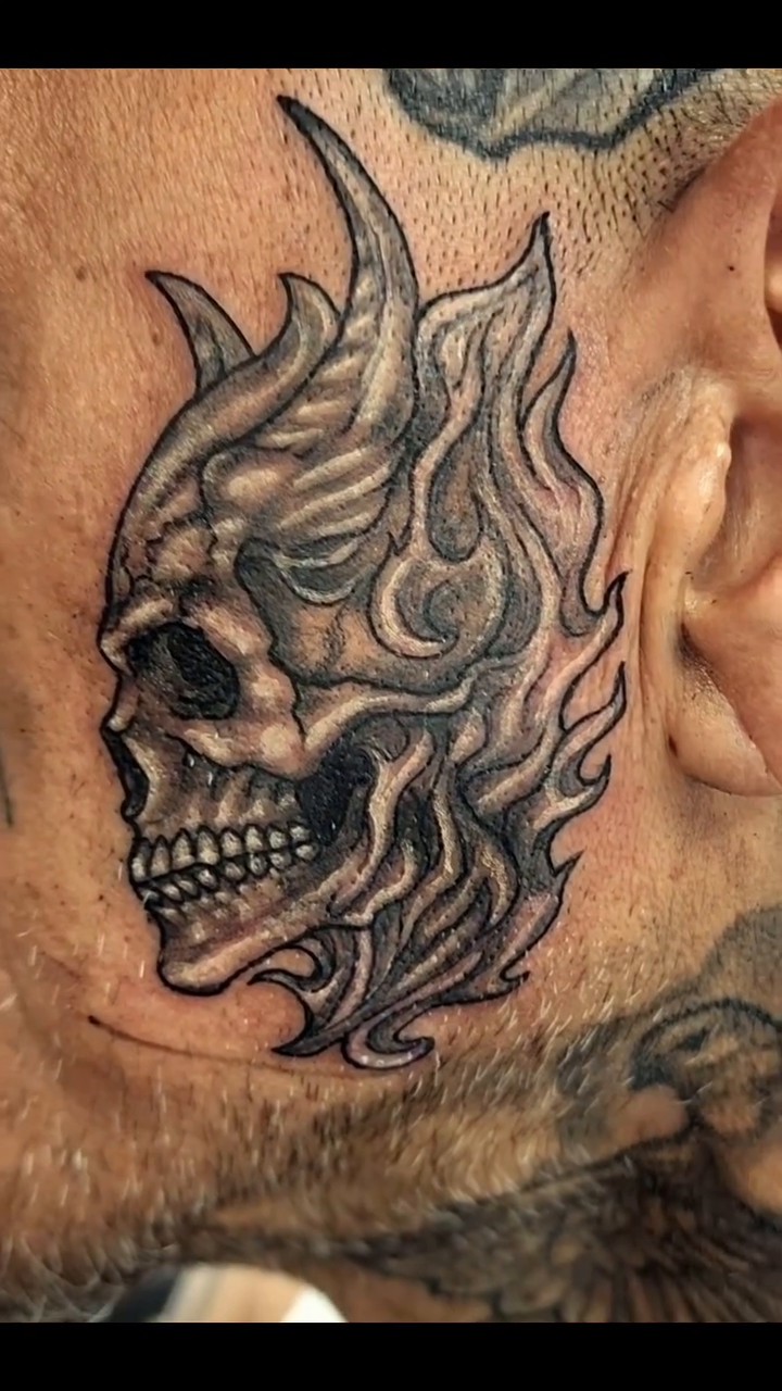 Tattoo by @fricke_tattoo — black_and_grey, realism