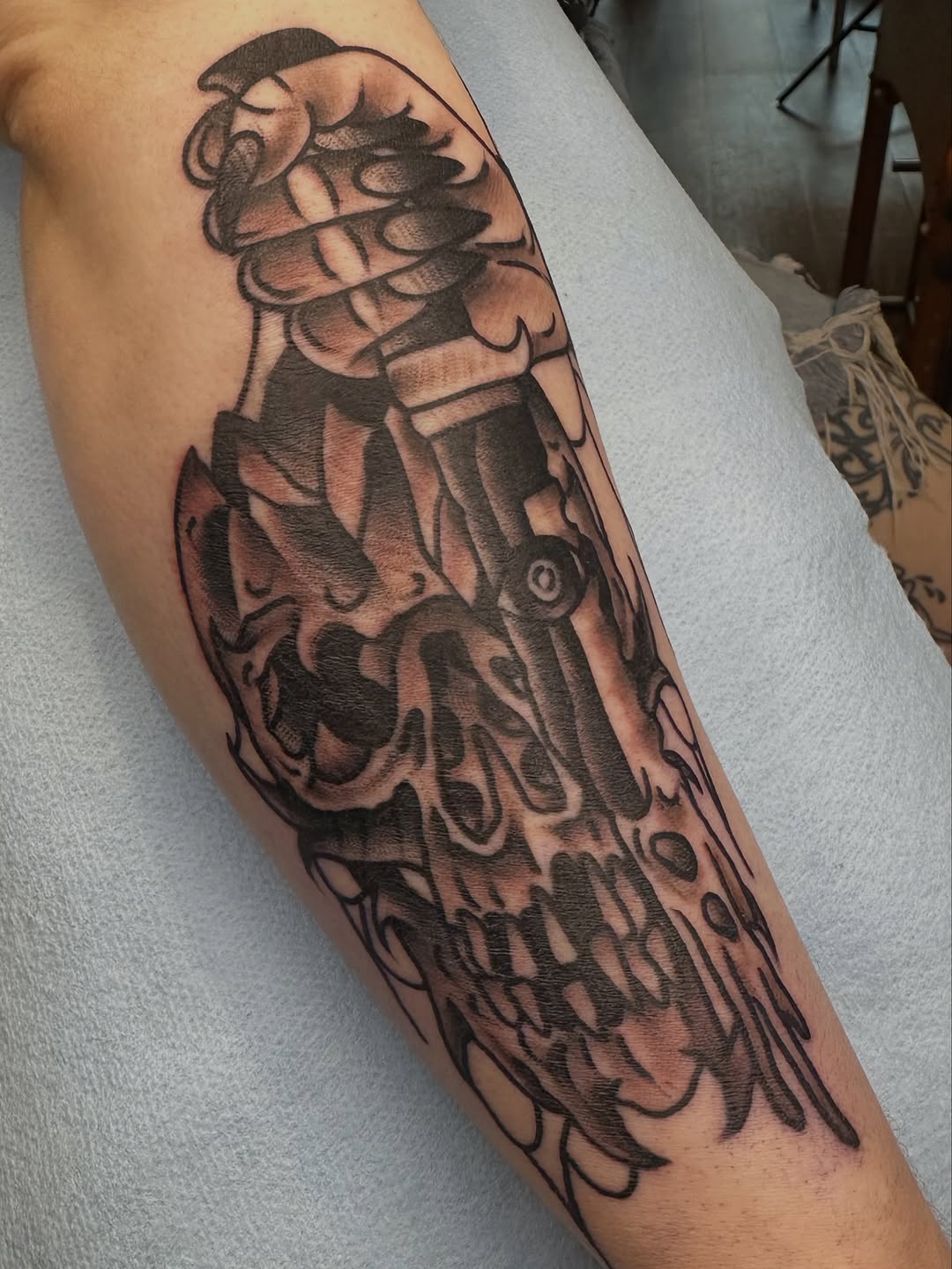 Tattoo by @codydewaldtattooer โ black_and_grey, realism