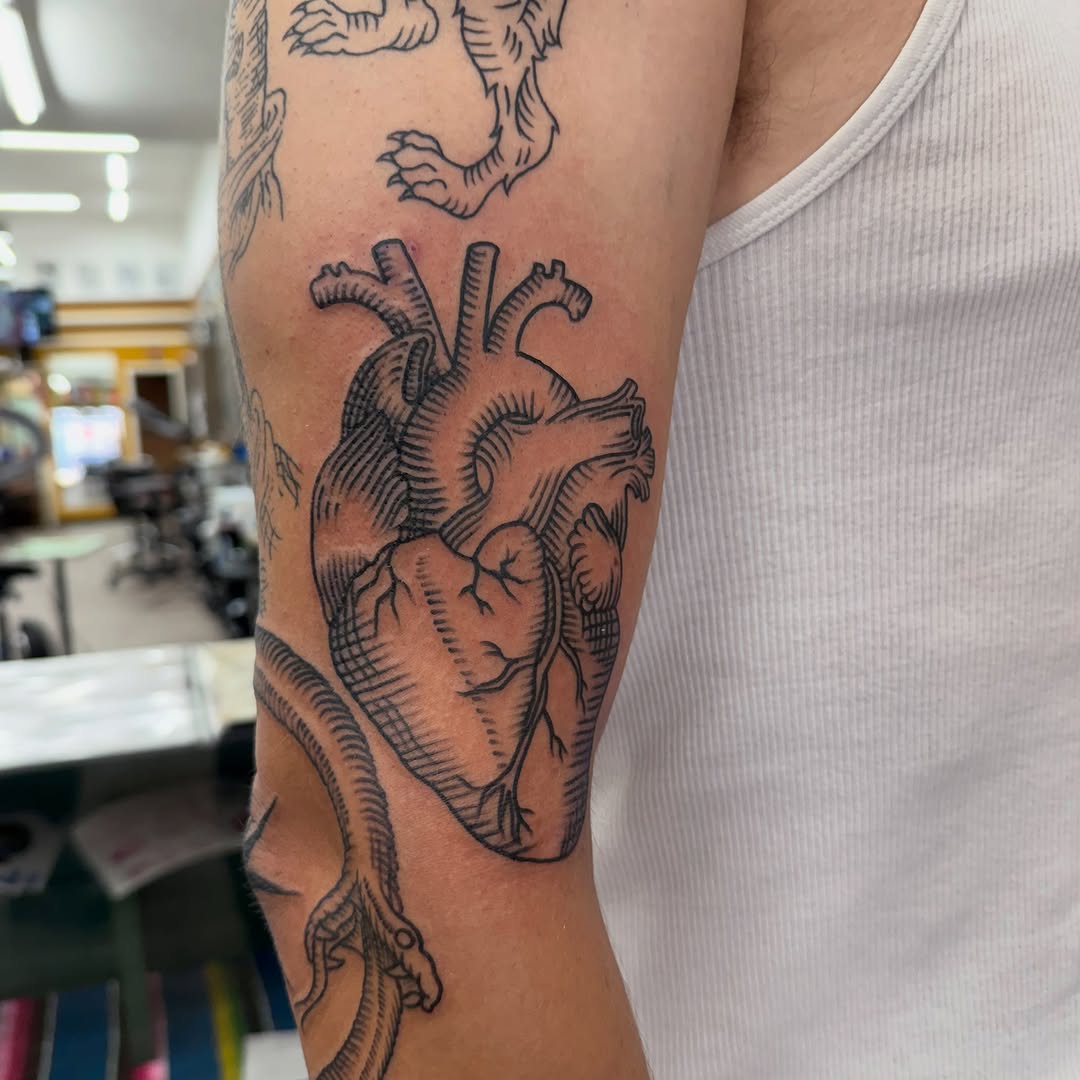 Tattoo by @allie.g.tattoo — black_and_grey, illustrative