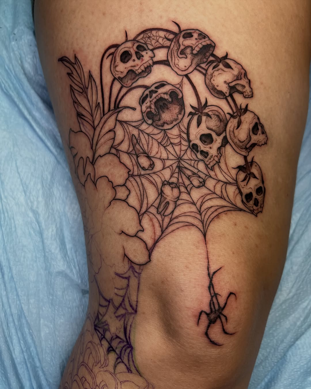 Tattoo by @severinblacktattoo — dark_realism, black_and_grey