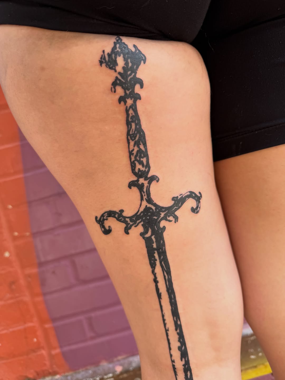 Tattoo by @blackstatictattoos — blackwork
