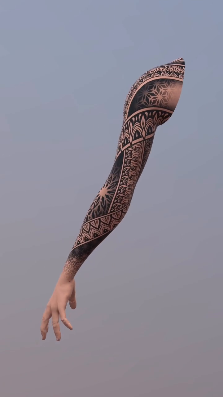 Tattoo by @ericharetattoo — geometric, black_and_grey