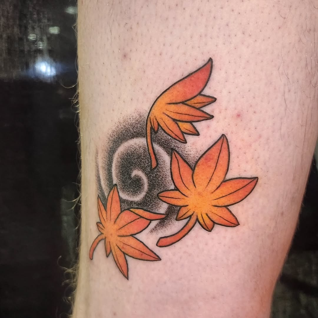 Tattoo by @dripping_moustache — japanese_irezumi, dotwork