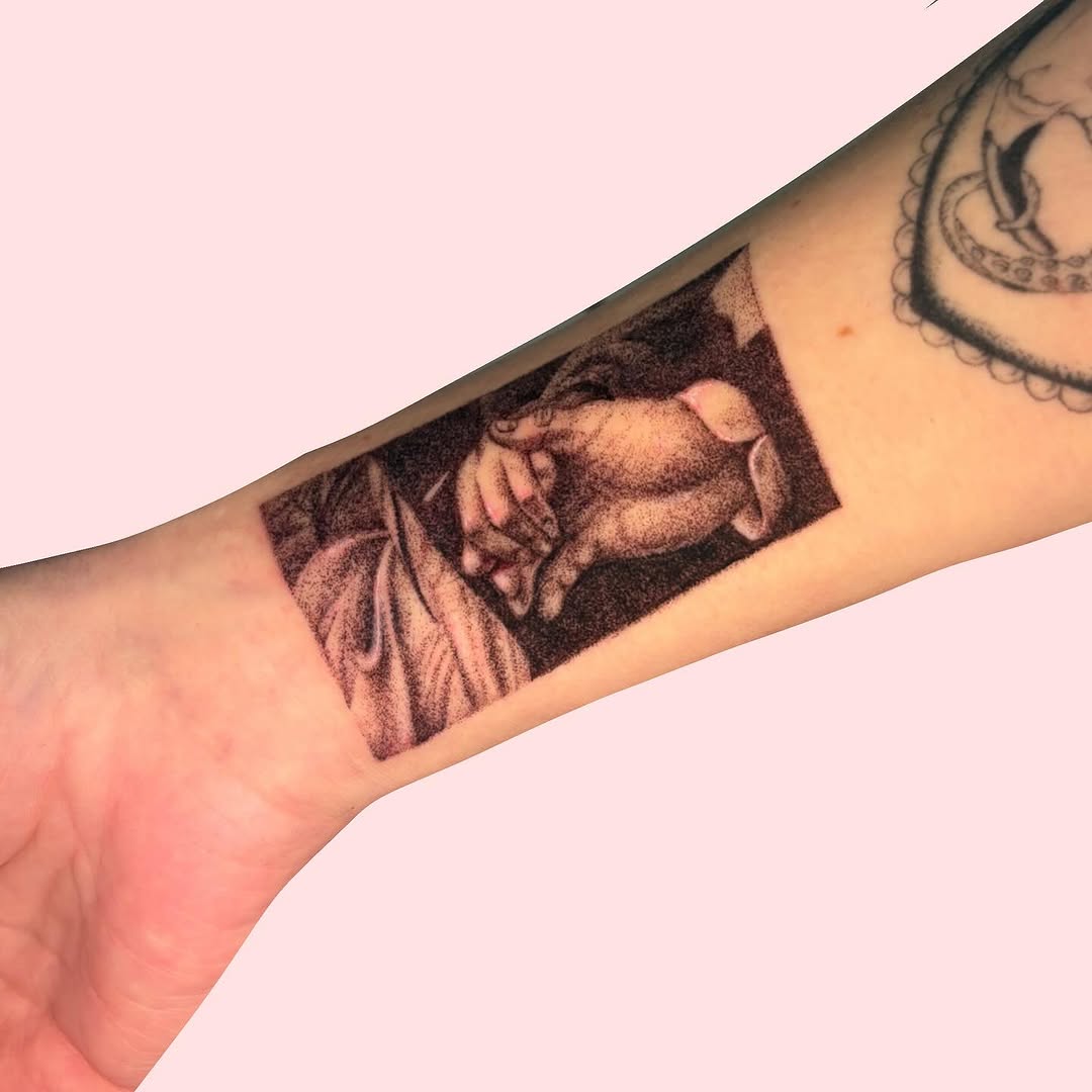 Tattoo by @jo.tattoos47 — realism, dotwork