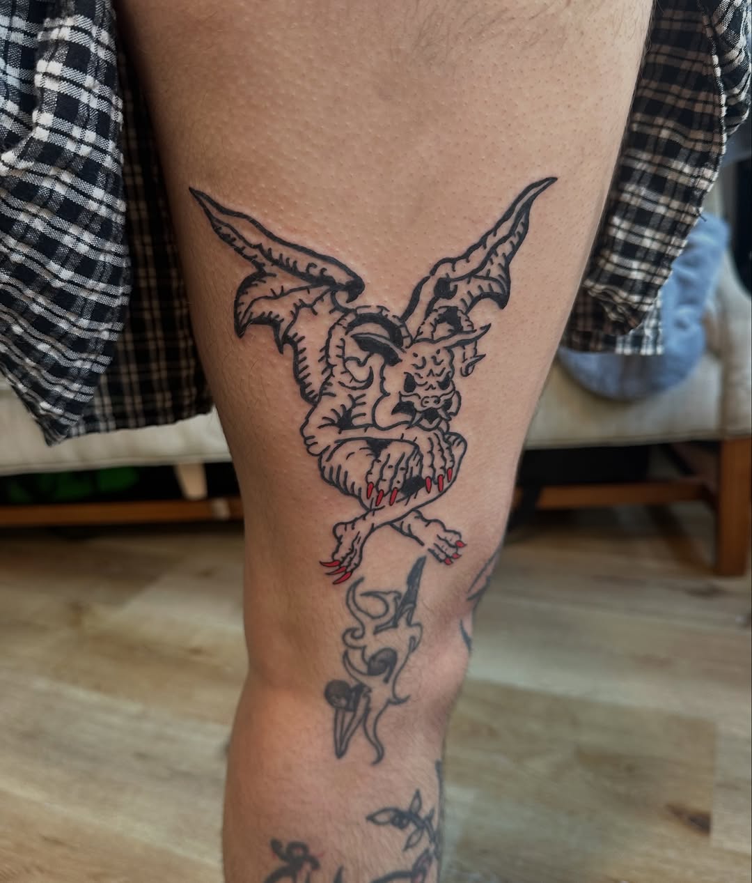 Tattoo by @grimefrogtattoos — american_traditional