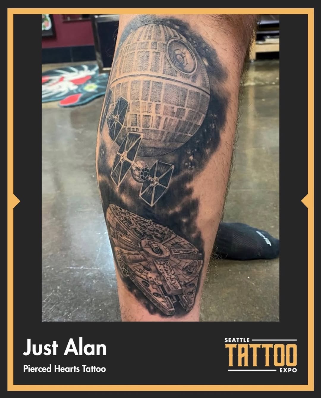 Tattoo by @justalantattoos — realism, black_and_grey