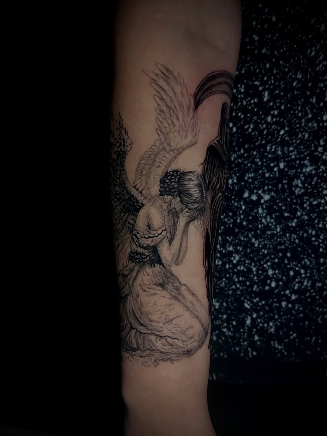 Tattoo by @antiart.inkz — black_and_grey, realism