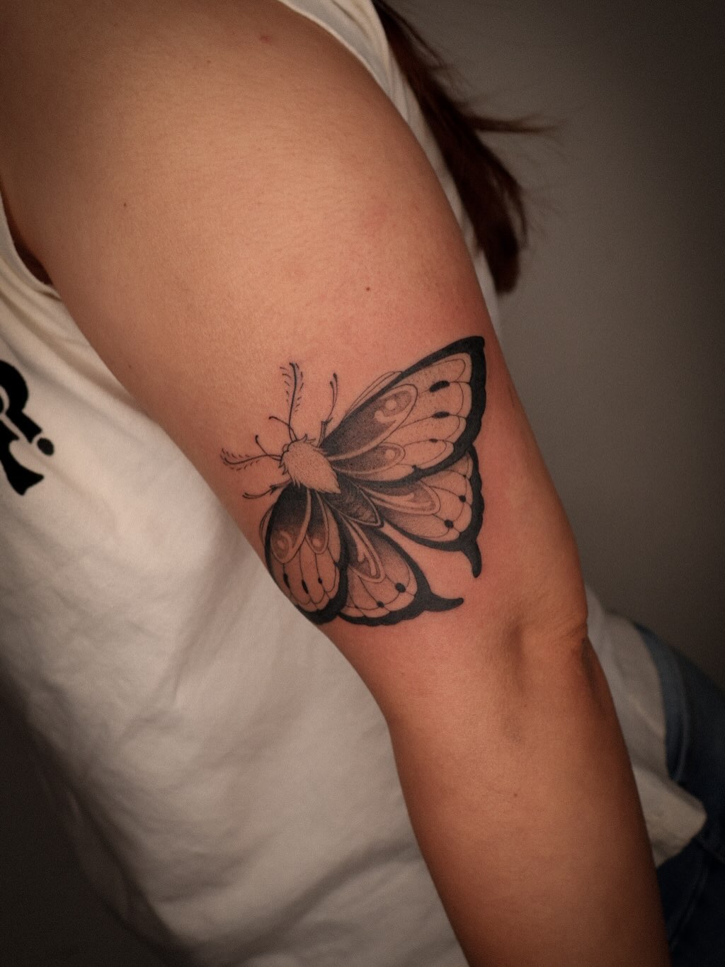 Tattoo by @samishii.ttt — black_and_grey, fine_line
