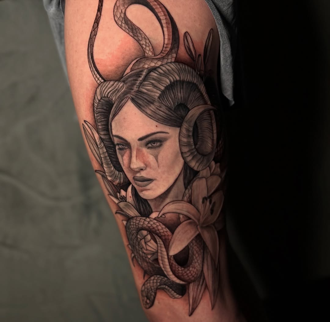 Tattoo by @ethanlundtattooing — black_and_grey, realism