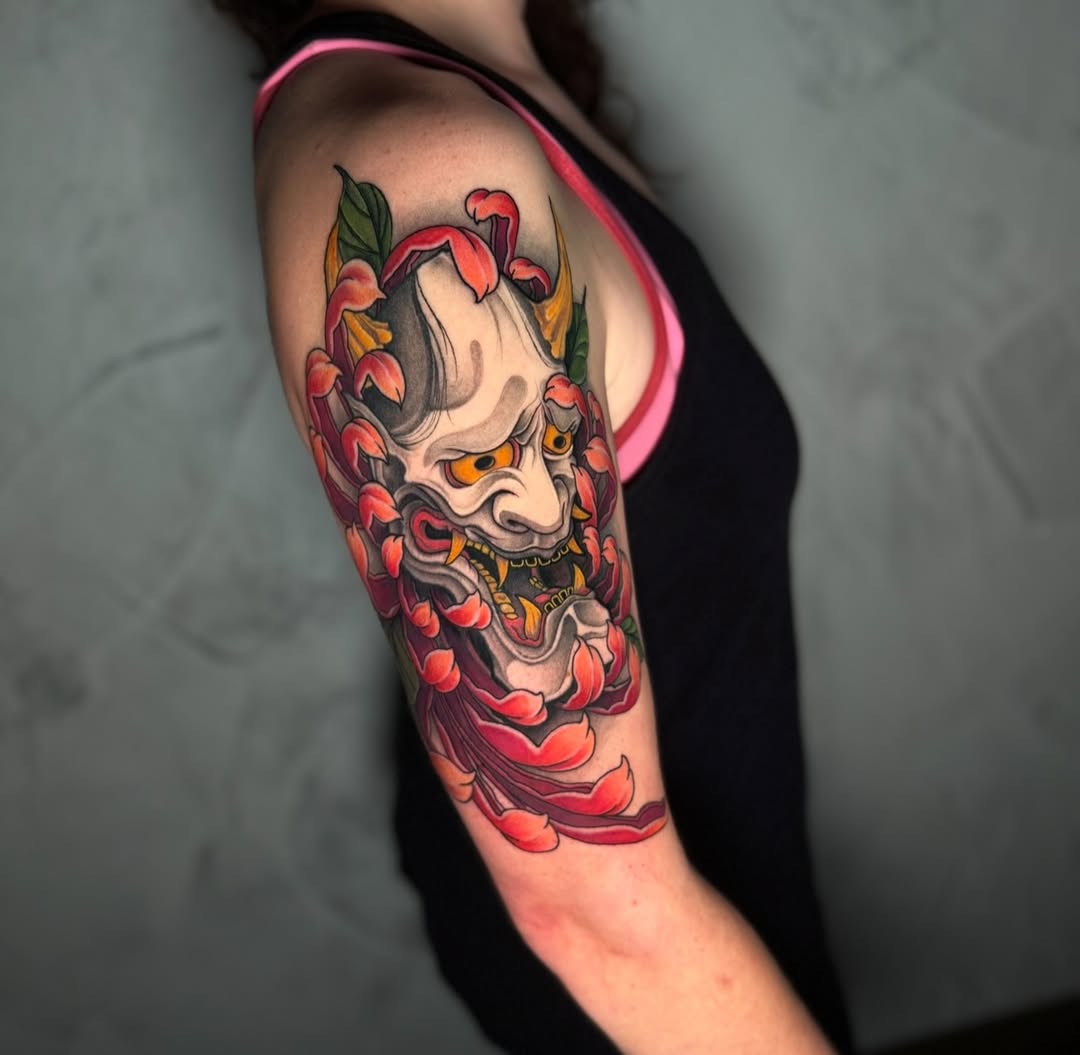 Tattoo by @ethanlundtattooing — japanese_irezumi, neo_traditional