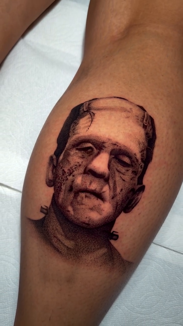 Tattoo by @dragonink.tattoos — realism, black_and_grey
