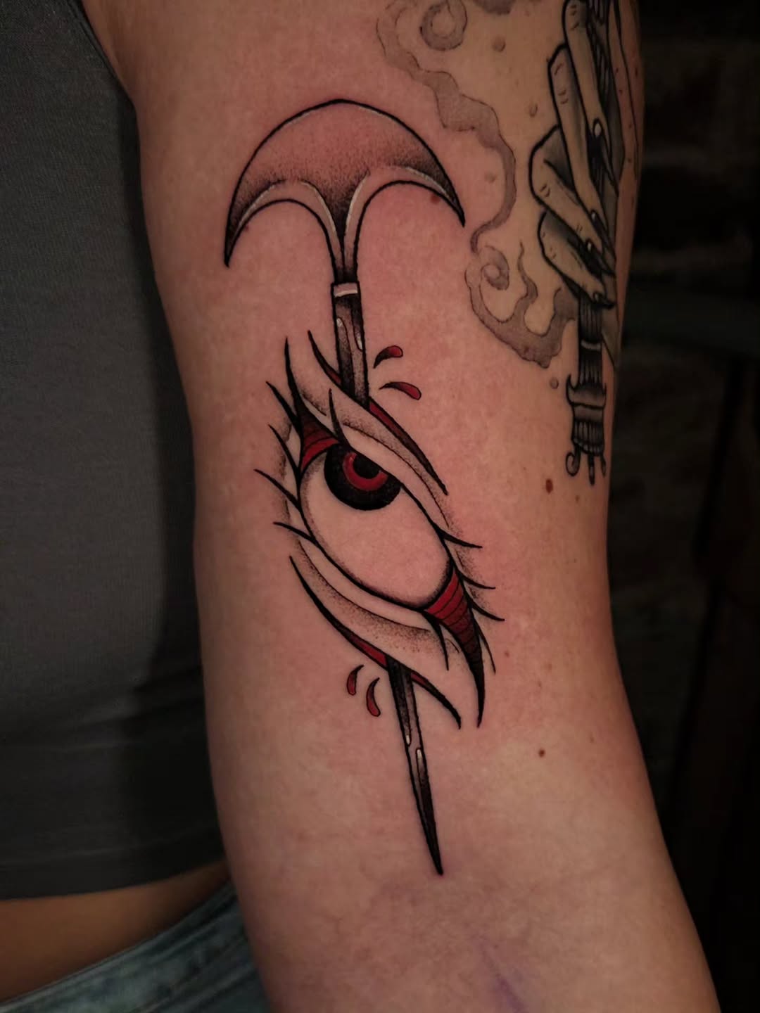 Tattoo by @iankisertattoo — american_traditional, black_and_grey