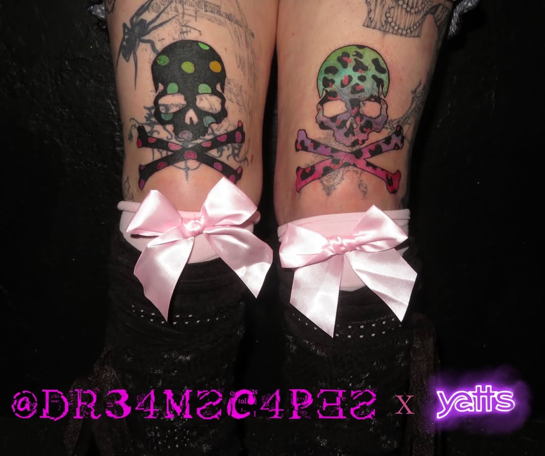 Tattoo by @dr34msc4pes — new_school, trash_polka