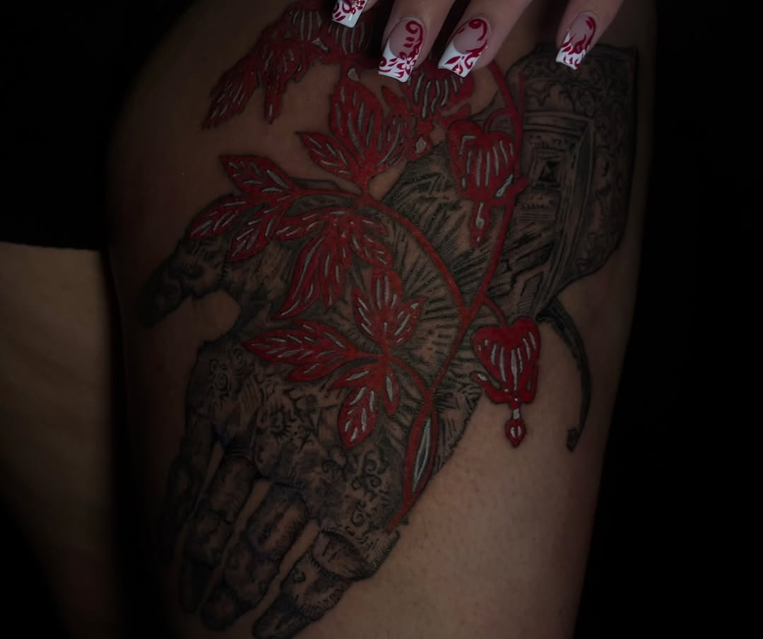 Tattoo by @dr34msc4pes — black_and_grey, realism