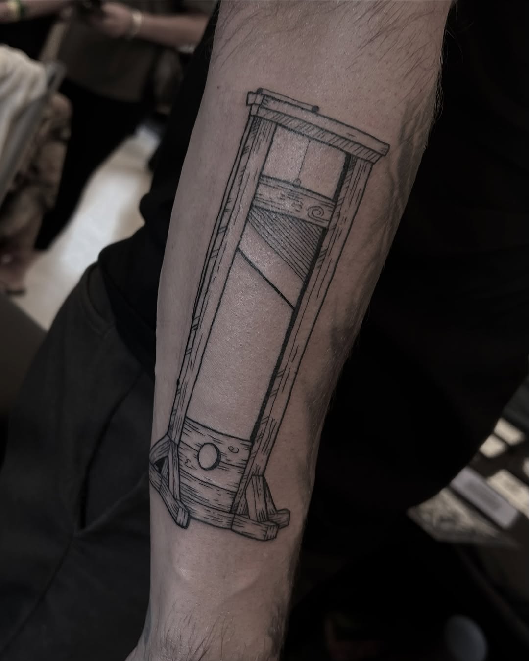Tattoo by @dee.louisee — blackwork, illustrative