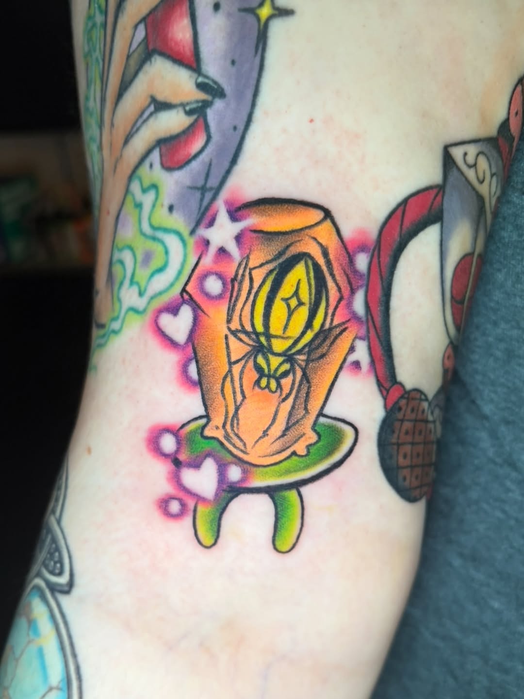 Tattoo by @grimdark.art — new_school