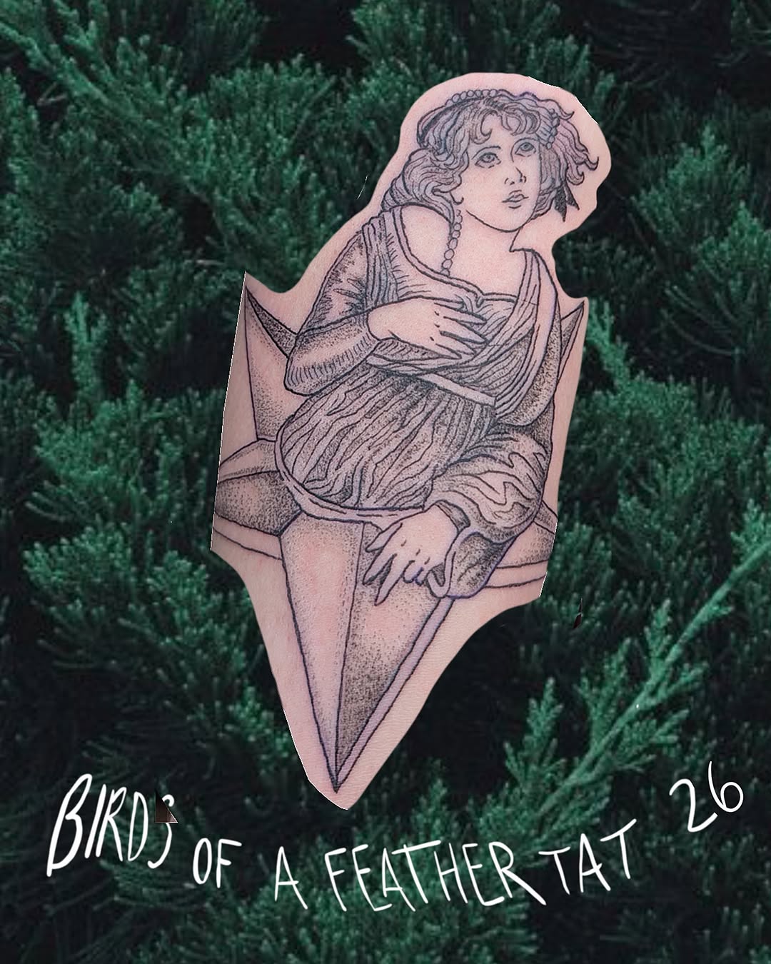 Tattoo by @birds.of.a.feather.tat — illustrative, dotwork