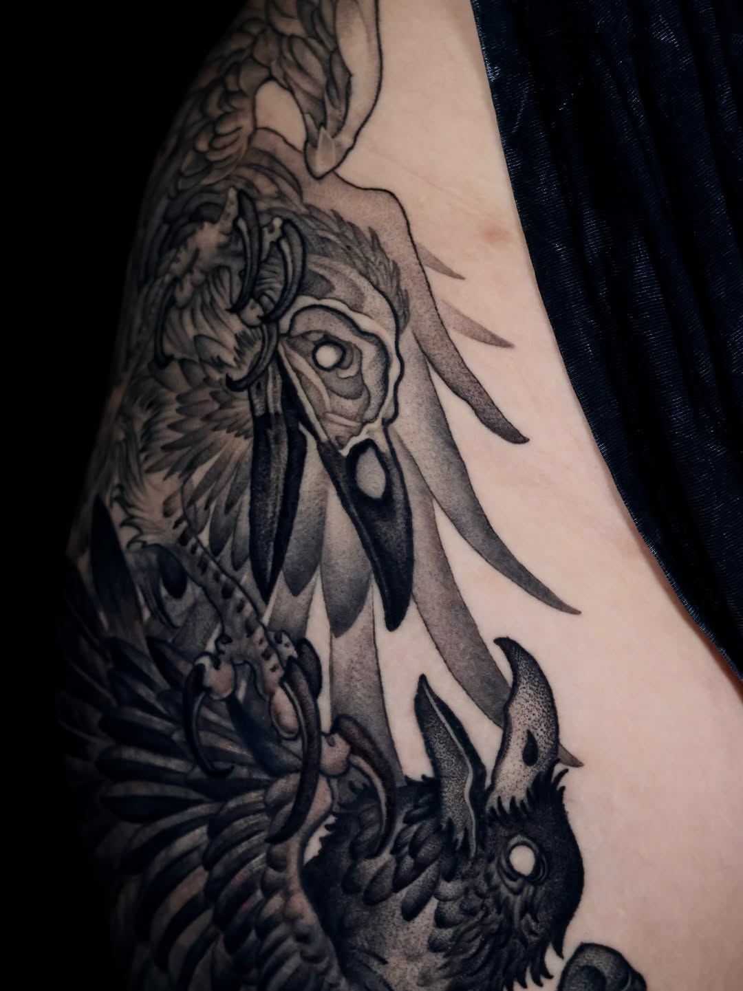 Tattoo by @professor.lore — black_and_grey, realism