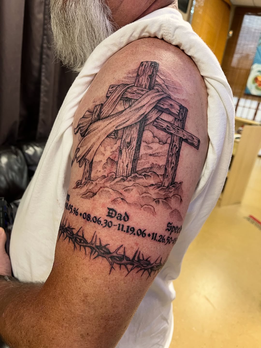 Tattoo by @made_by_mathis — black_and_grey, realism