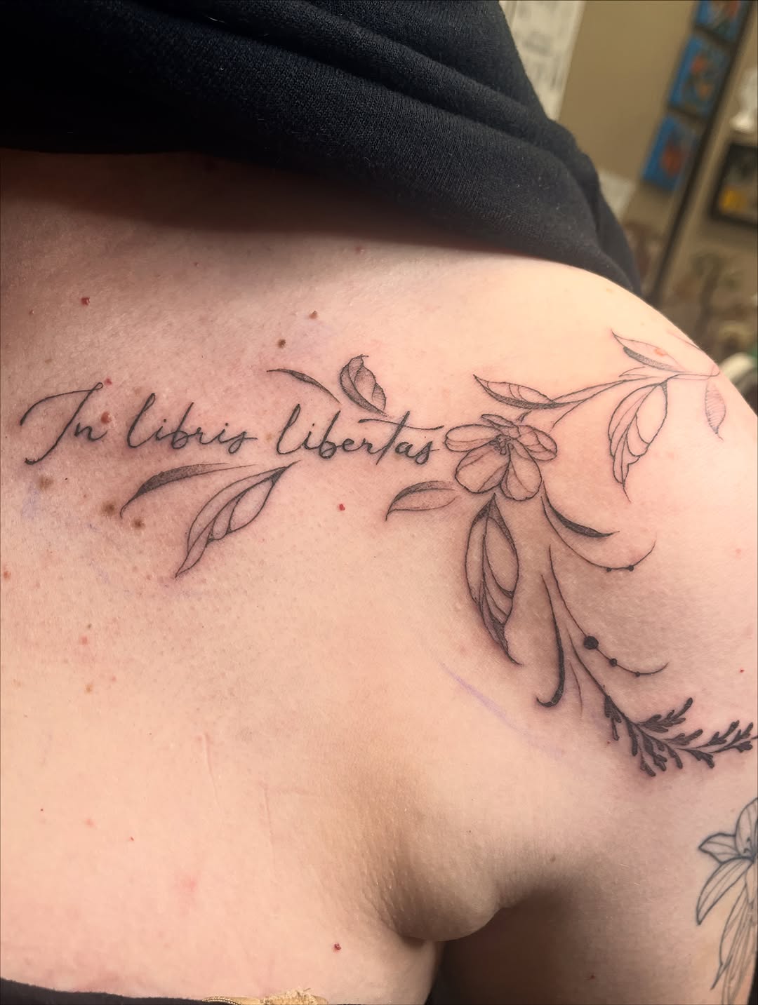 Tattoo by @made_by_mathis — lettering_script, fine_line